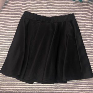 Plain black skirt
